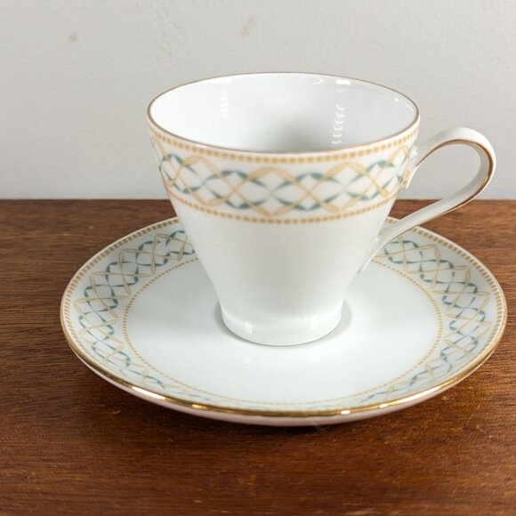 Set of 4 Bareuther Bavaria porcelain demitasse cups, Small German espresso cups - Picture 10 of 11